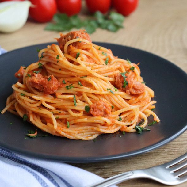 Recette Spaghetti à la sauce tomate facile
